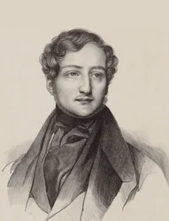 Ritratto del pianista e compositore Sigismund Thalberg 1812-1871