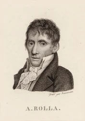 Ritratto del violinista e compositore Alessandro Rolla