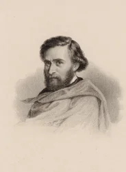 Ritratto del violinista e compositore Anton Wallerstein 1813-1892