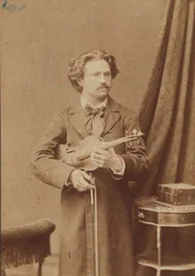 Ritratto del violinista e compositore Frantisek Ondricek 1857-1922, 1882-1883