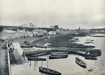 Portstewart - Il porto e la città, 1895