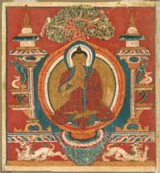 Predicazione di Sakyamuni, 1000s