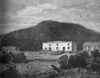 Casa di campagna del presidente Kruger, c1880