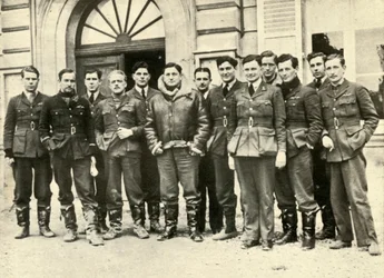 Fotografi della stampa vedono il No. 1 Squadron