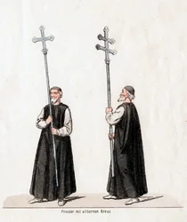 Sacerdote con croce d