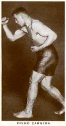 Primo Carnera, pugile italiano, 1938