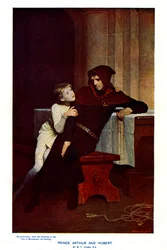 Principe Arturo e Hubert, XIX secolo