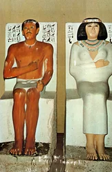 Principe Rahotep e sua moglie Nofret, Egitto, IV dinastia