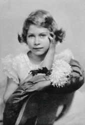 Principessa Elisabetta a nove anni, 1935