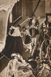 La principessa Elisabetta che arriva per l