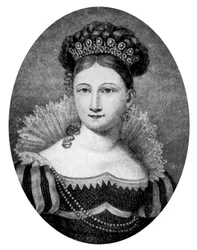Principessa Luisa di Sassonia-Gotha-Altenburg, madre del Principe Alberto, 1901