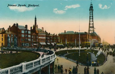Parata della Principessa, Blackpool, c1915
