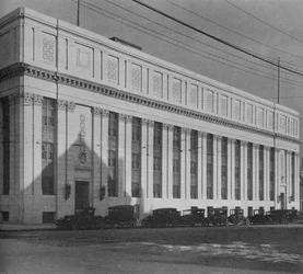Facciata principale del Tempio massonico, Birmingham, Alabama, 1924