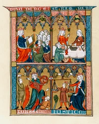 Prudenza, Temperanza, Fortezza e Giustizia, 1290-1300