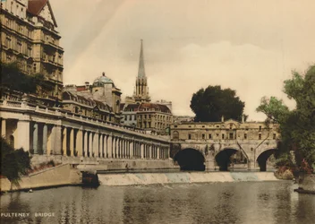 Ponte Pulteney, Bath, Somerset, c1925