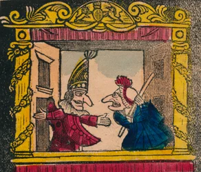Punch e Judy, fine XVIII-inizio XIX secolo