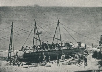 Messa in posa della cassa, 1877, 1910