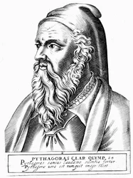 Pitagora c560 - 480 a.C., filosofo e scienziato greco