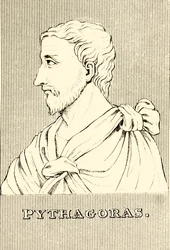 Pitagora, c570-c495 a.C., 1830