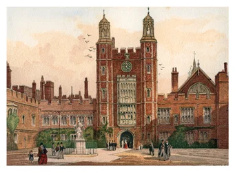 Cortile del Eton College, 1880