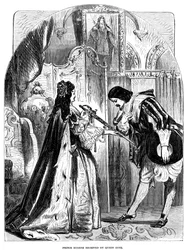 La regina Anna 1665-1714 riceve il principe Eugenio 1663-1736 d