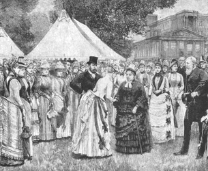 Festa in giardino per il Giubileo della Regina Vittoria a Buckingham Palace, 29 giugno 1887, 1901