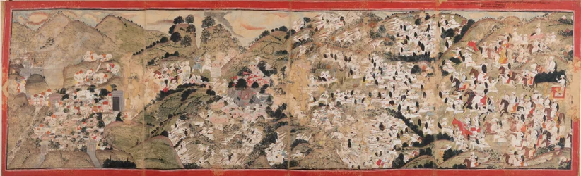 Raja Sansar Chand attacca il forte di Kangra
