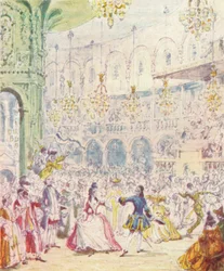 Randulph e Hilda che ballano nella Rotonda ai Giardini di Ranelagh, 1842, 1903