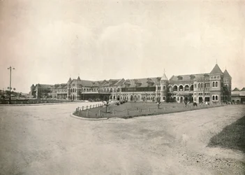 Stazione ferroviaria di Rangoon, 1900