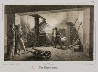 Lavorazione delle materie prime, metallurgia - fonderia, Germania, c 1851
