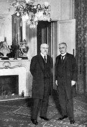 Raymond Poincaré, politico francese, 1920
