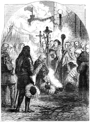 Accoglienza di Giacomo II a Dublino, c1689, XIX secolo