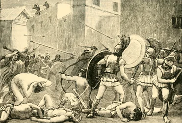 Respingimento di Pirro da Sparta, 1890