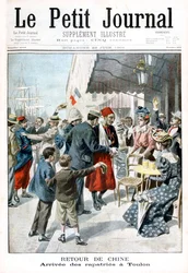 Ritorno dalla Cina, Arrivo dei rimpatriati, Tolone, 1901