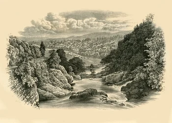 Scena fluviale a Pont-Y-Cyffing, c. 1890