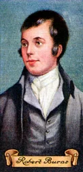 Robert Burns, da una serie di carte da sigarette, 1935