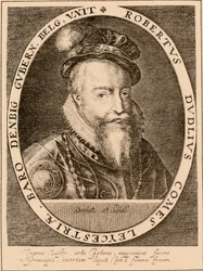 Robert Dudley, 1º conte di Leicester 1532-1588, nobile inglese, 1889