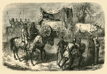 Roi Faineant Re Pigro della razza merovingia, VII secolo, 1890