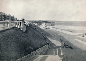 Roker - La spiaggia, dalla terrazza, 1895