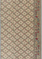 Chintz stampato a rullo con disegno di fiori e vasi