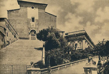 Roma - Chiesa di S. Maria in Aracoeli, sul Campidoglio, 1910