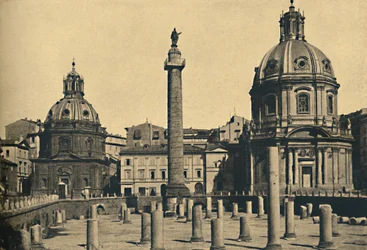 Roma - Colonna di Traiano, 1910