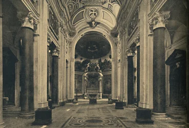 Roma - Interno della Basilica di Santa Croce in Gerusalemme, 1910