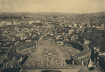 Roma - Vista panoramica dalla cupola di San Pietro