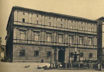 Roma - Piazza Scossacavalli. - Palazzo del Principe Torlonia, di Bramante, 1910