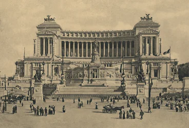 Roma - Piazza di Venezia. Monumento a Vittorio Emanuele II