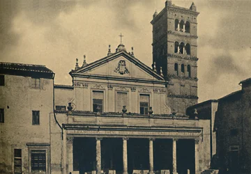 Roma - Chiesa di Santa Cecilia Tempio di Bramante nel chiostro di S. Pietro in Montorio