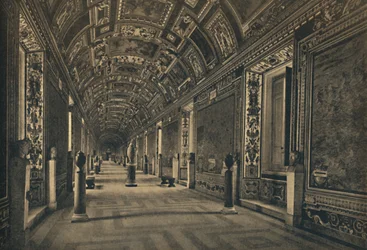 Roma - Palazzo Vaticano - Galleria delle Carte Geografiche, 1910