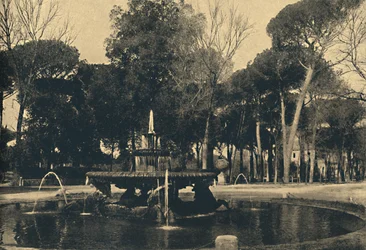 Roma - Villa Borghese - Fontana dei Cavalli Marini