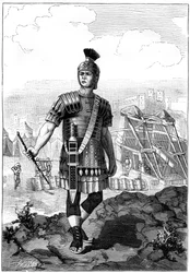 Centurione romano che conquista i Galli sotto Giulio Cesare, I secolo a.C. 1882-1884